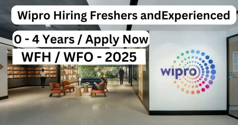 Wipro Work From Home Jobs 2025