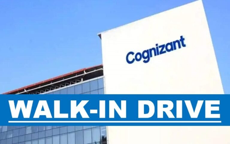 Cognizant Direct Walk in Interview