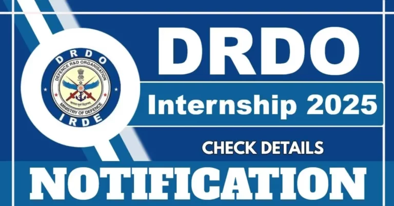 DRDO ITR Internship 2025