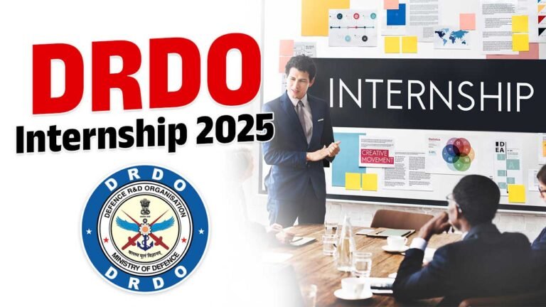 DRDO Paid Internship 2025