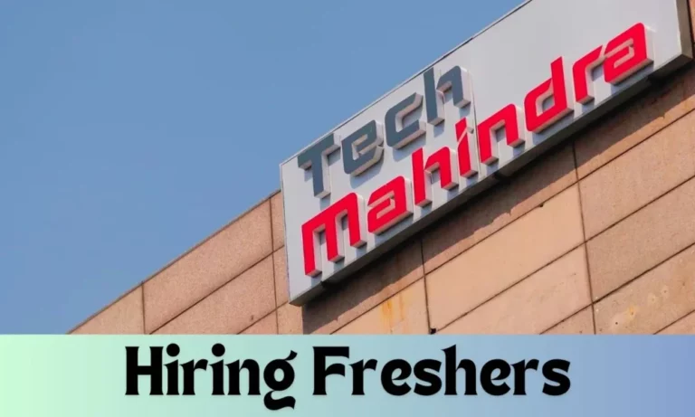Tech Mahindra Hiring Freshers 2025
