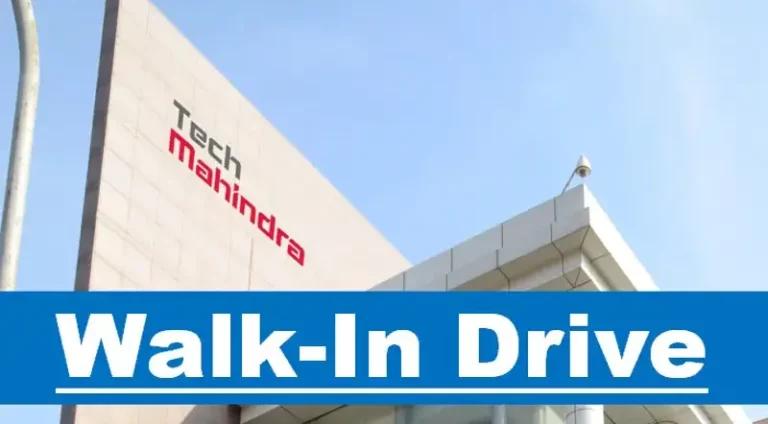 Tech Mahindra Walk in Interview
