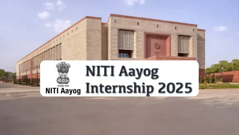 Niti Aayog Data Management Internship 2025