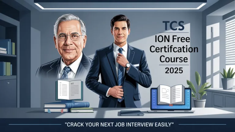 TCS iON Free Certification Course 2025