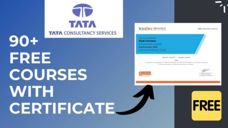 TCS Free Online Course with Certificate 2025