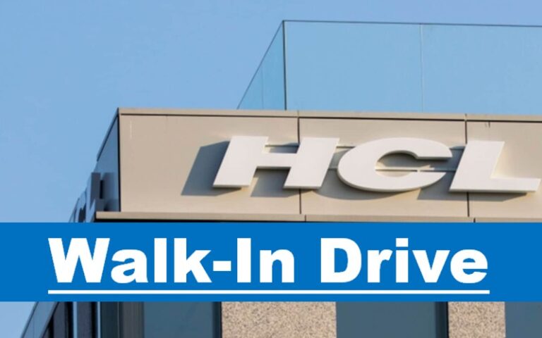 HCL Walk-in Drive 2026