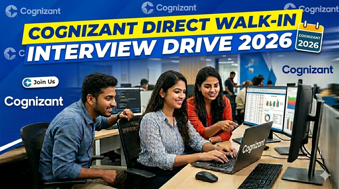 Cognizant Direct Walk-in Interview 2026