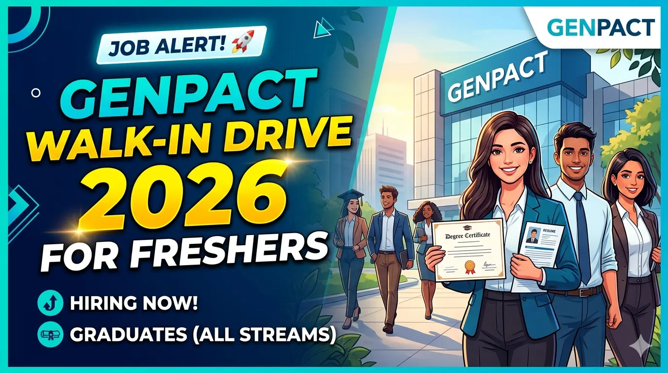Genpact Walk-in Drive Jobs 2026