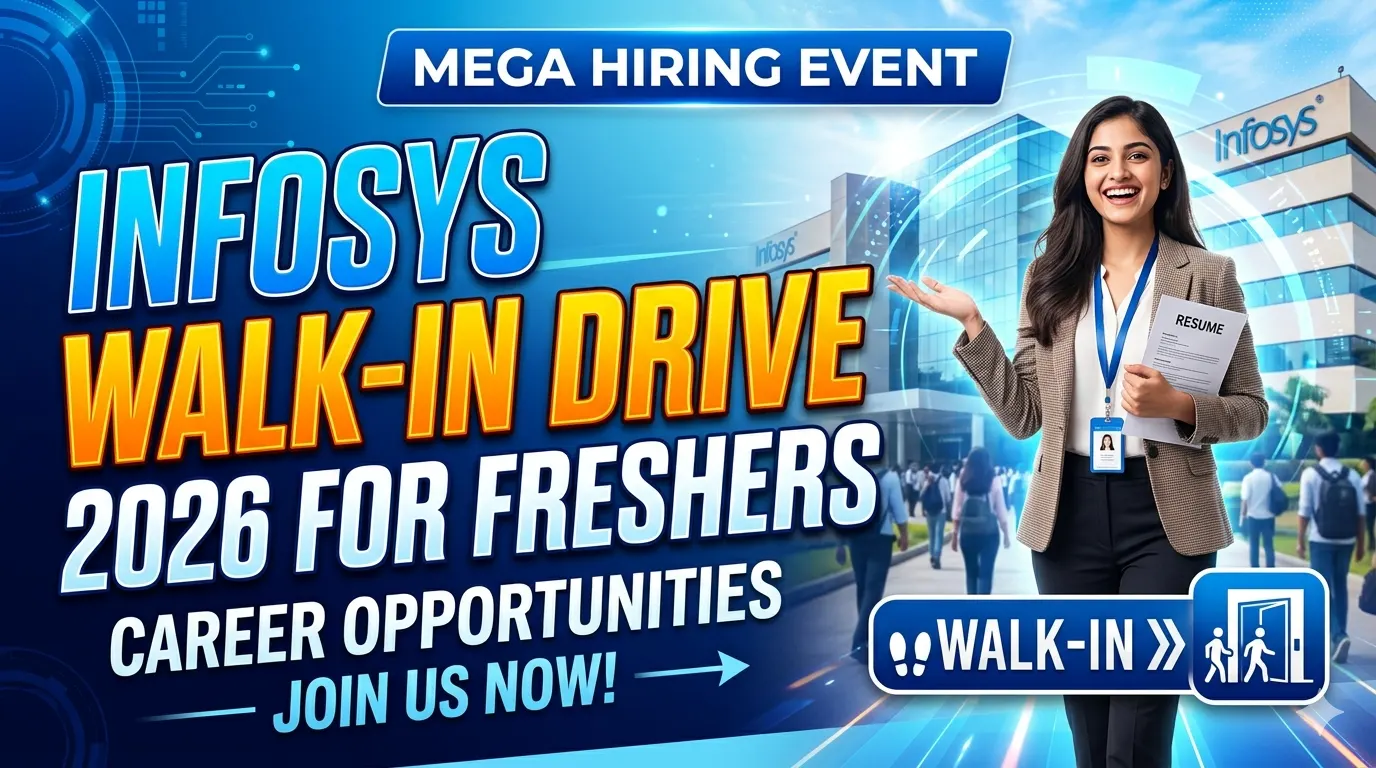 Infosys Walk-in Drive Jobs 2026