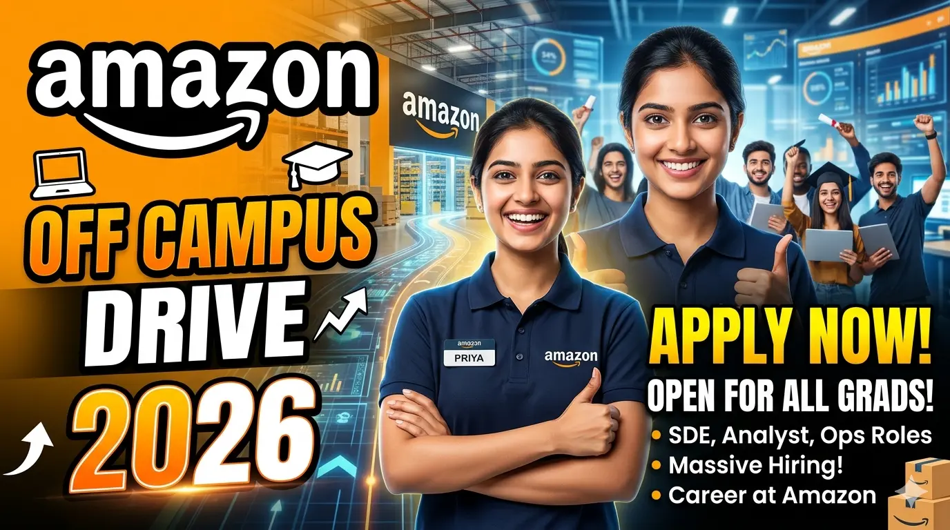 Amazon Off Campus Jobs 2026