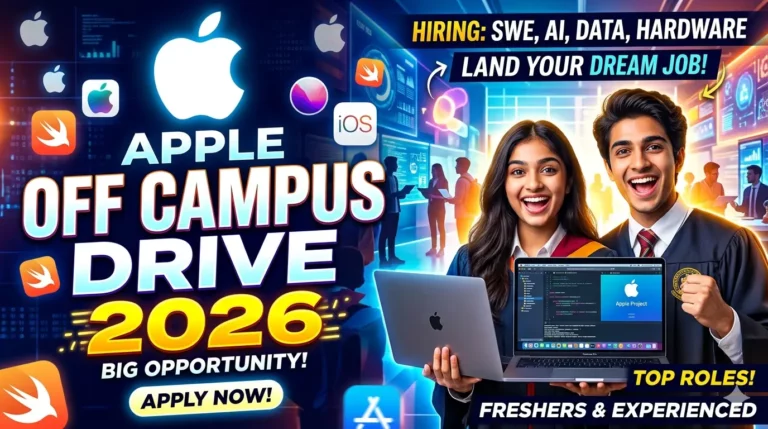 Apple Off Campus Hiring 2026
