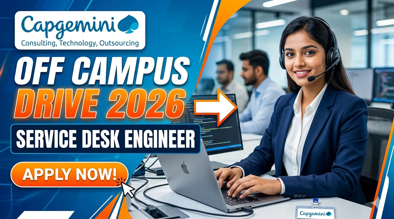 Capgemini Off Campus Hiring 2026