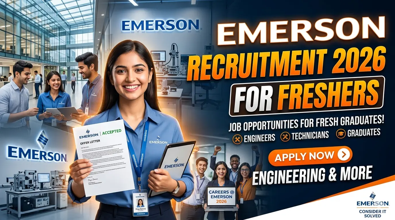 Emerson Recruitment Freshers 2026