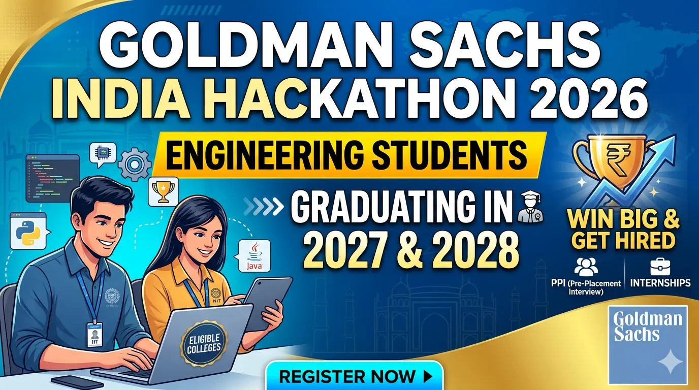 Goldman Sachs India Hackathon 2026