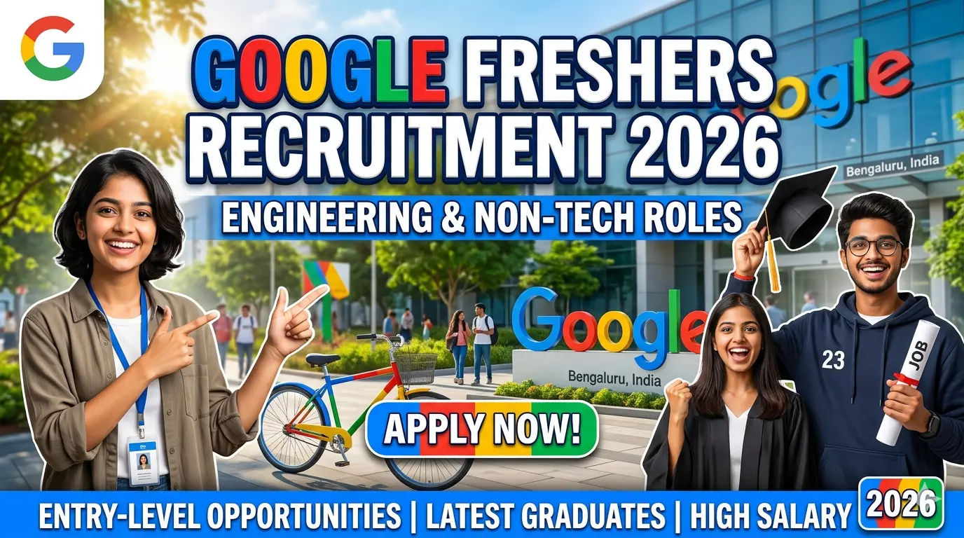 Google Freshers Recruitment 2026