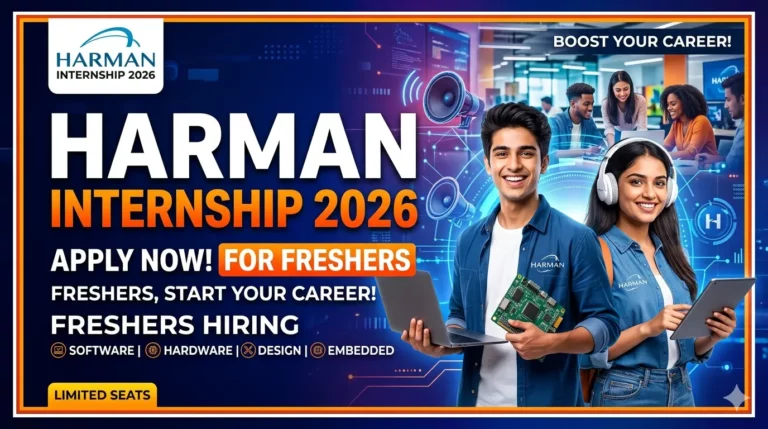 Harman Internship 2026 for Freshers