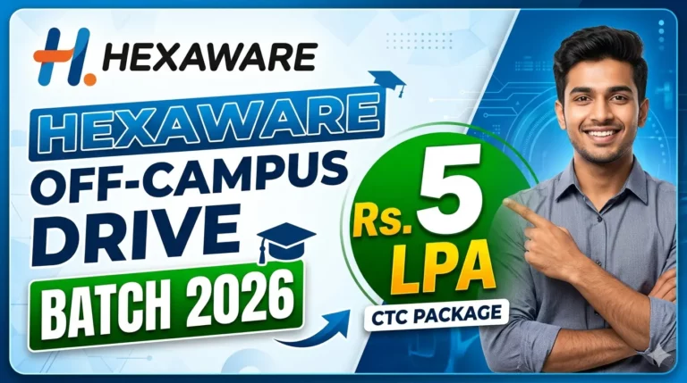 Hexaware Recruitment for 2026 Batch