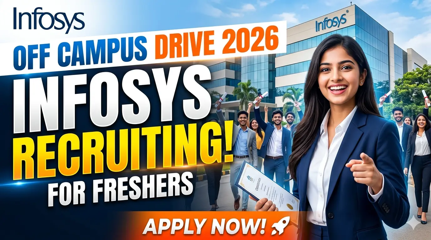 Infosys Off Campus Recruitment 2026