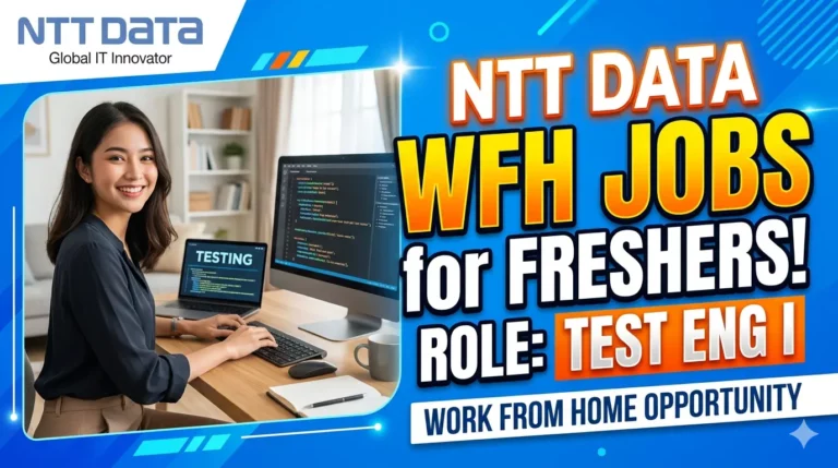 NTT DATA Offered WFH Jobs 2026