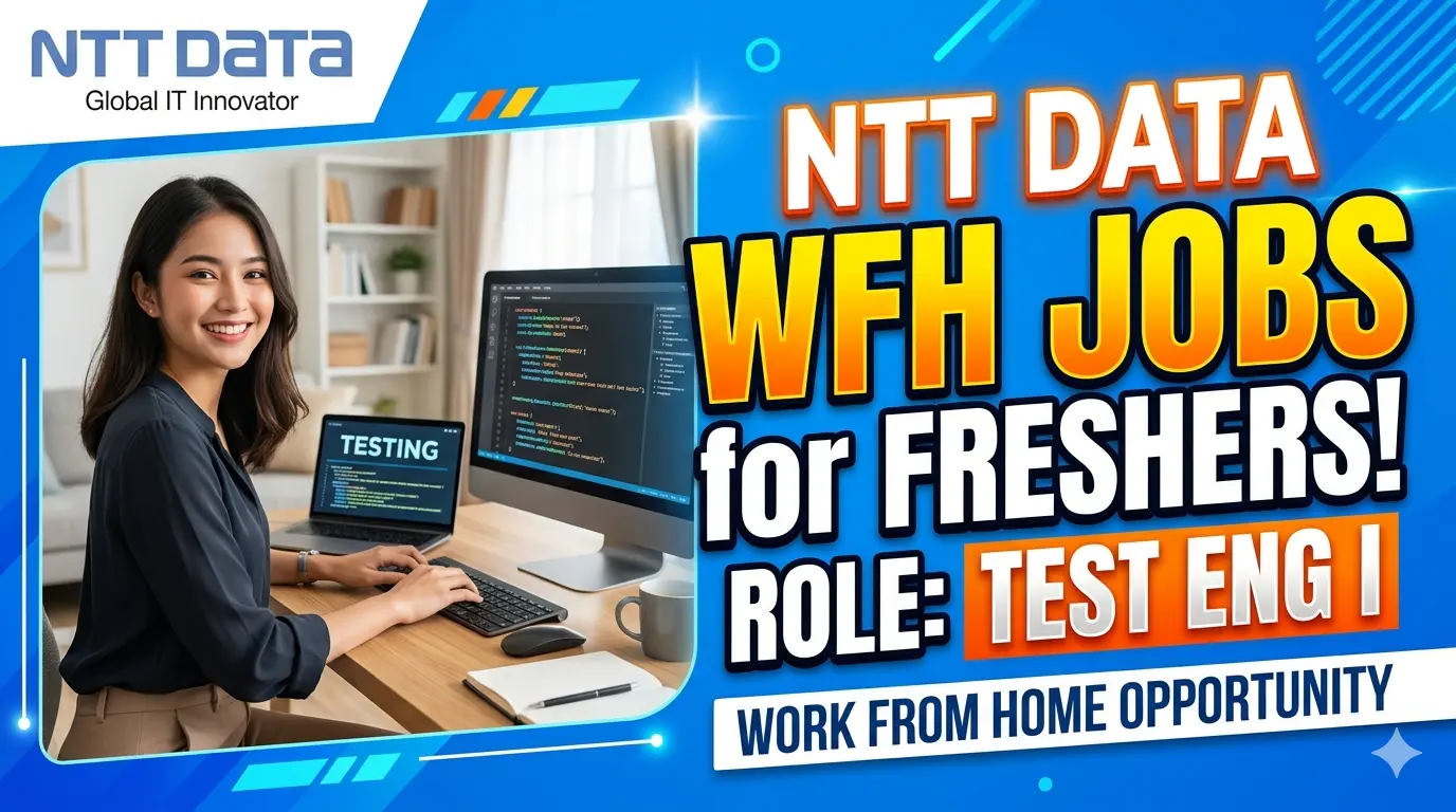 NTT DATA Offered WFH Jobs 2026