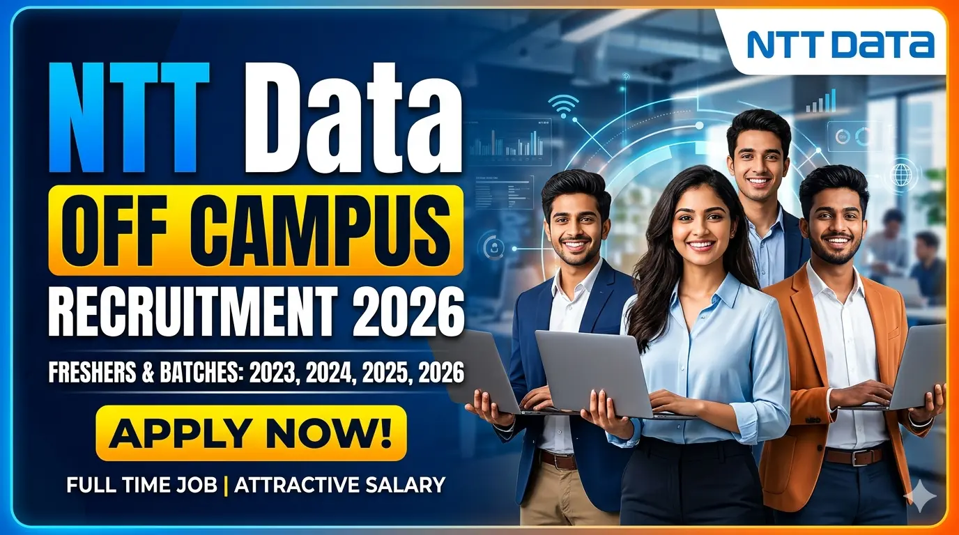 NTT Data Off Campus Recruitment 2026