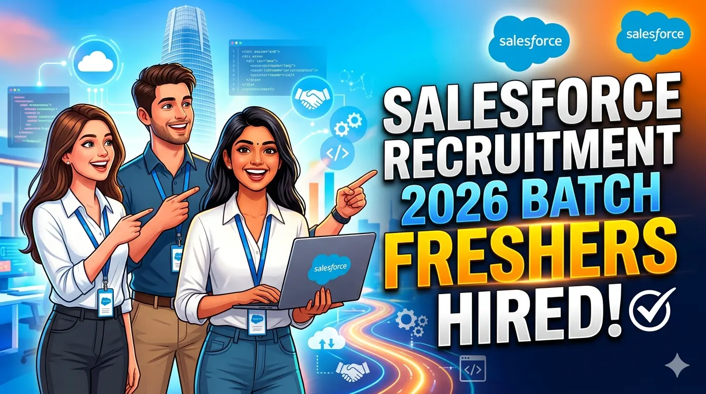 Salesforce Recruitment for 2026 Batch
