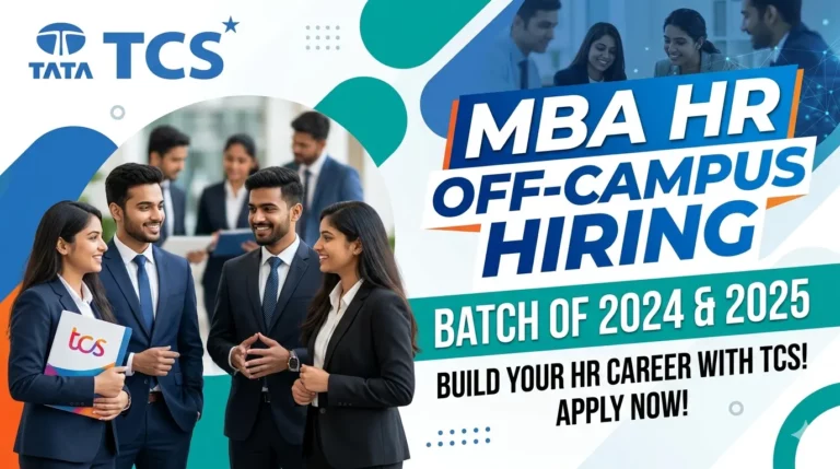 TCS MBA Hiring 2026