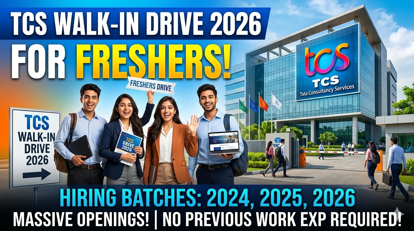 TCS Walk-in Interview Drive 2026