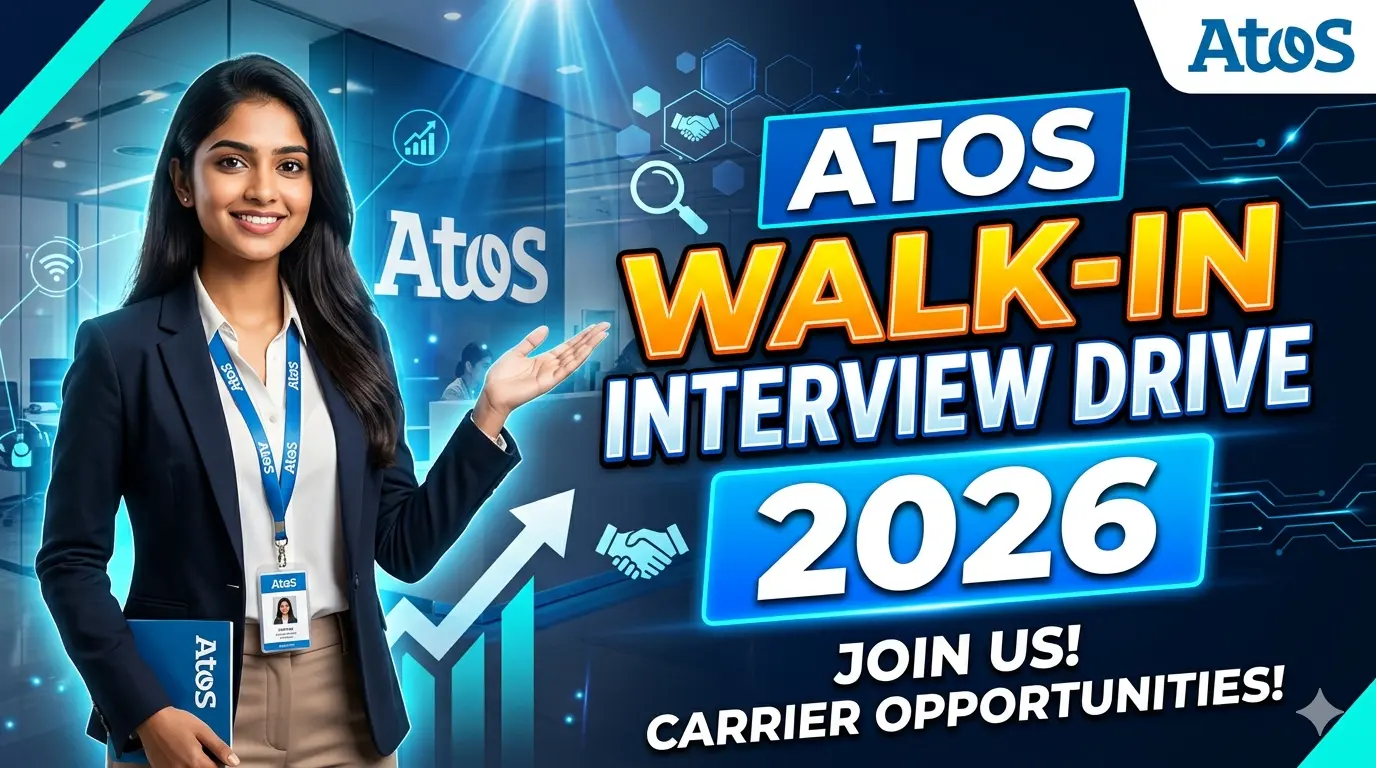 Atos Walk-in Interview Drive 2026