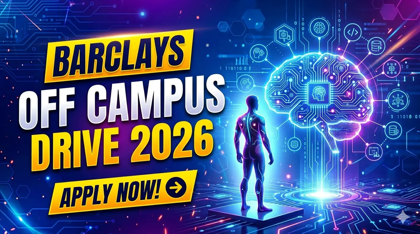 Barclays Off Campus Recruitment 2026