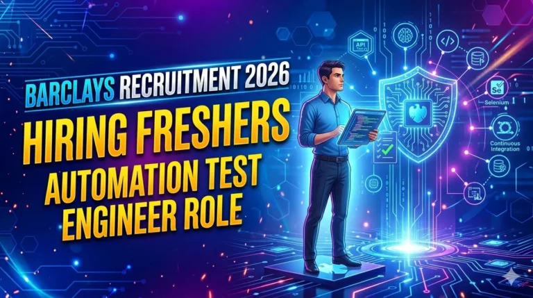 Barclays Recruitment 2026