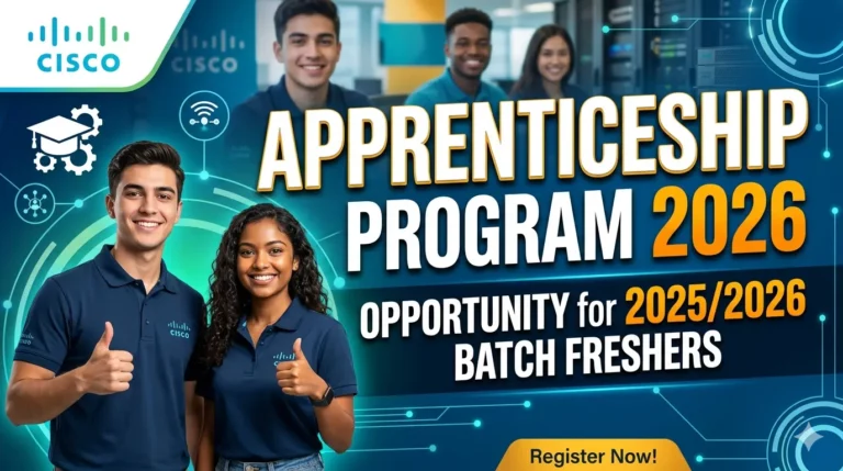 Cisco Apprenticeship Program 2026