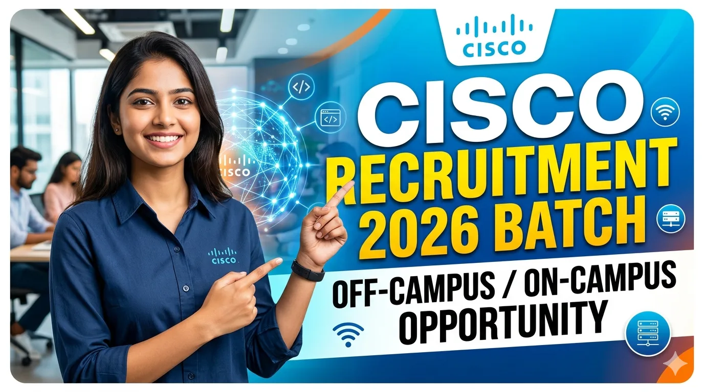Cisco Recruitment for 2026 Batch