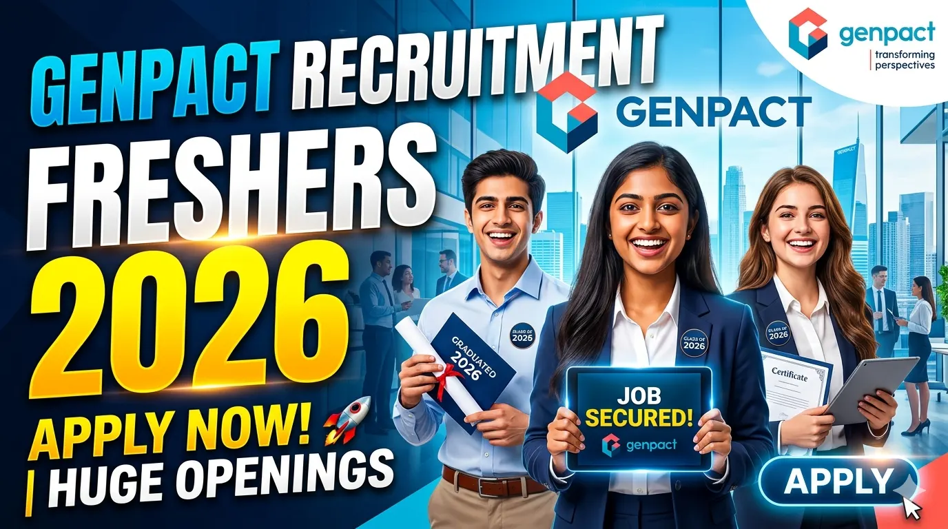 Genpact Recruitment Freshers 2026