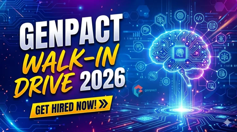 Genpact Walk-in Drive Interview 2026