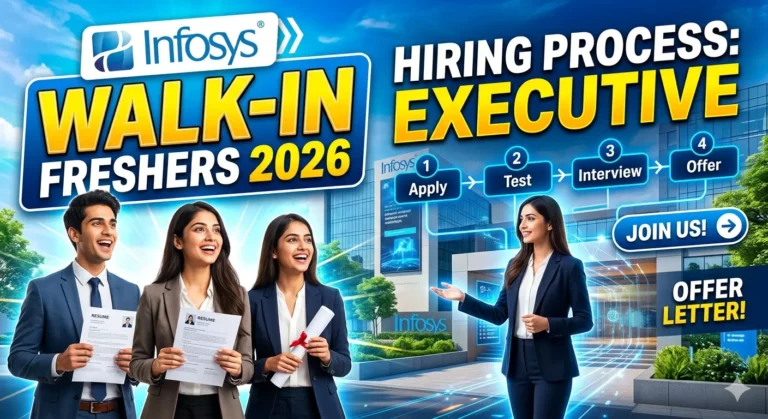 Infosys Walk-in Freshers 2026