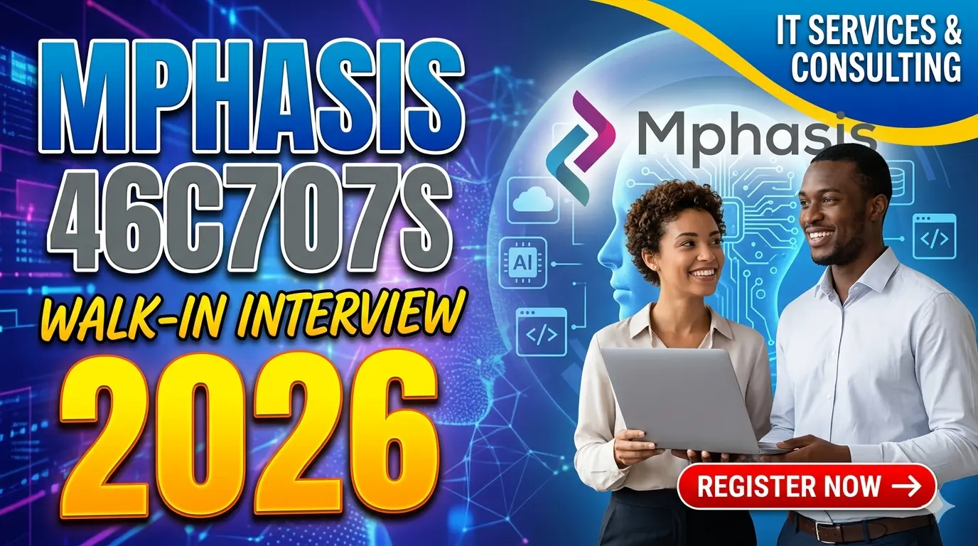 Mphasis Walk-in Interview 2026