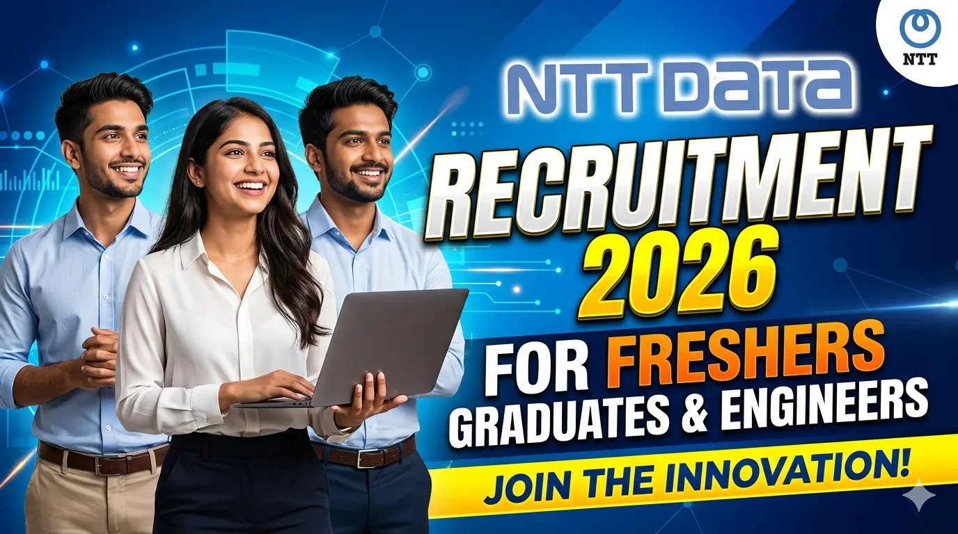 NTT DATA Recruitment 2026 Freshers