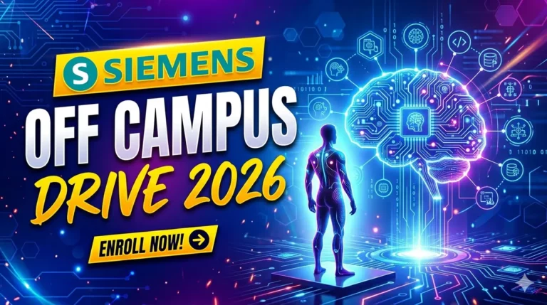 Siemens Off Campus Recruitment 2026