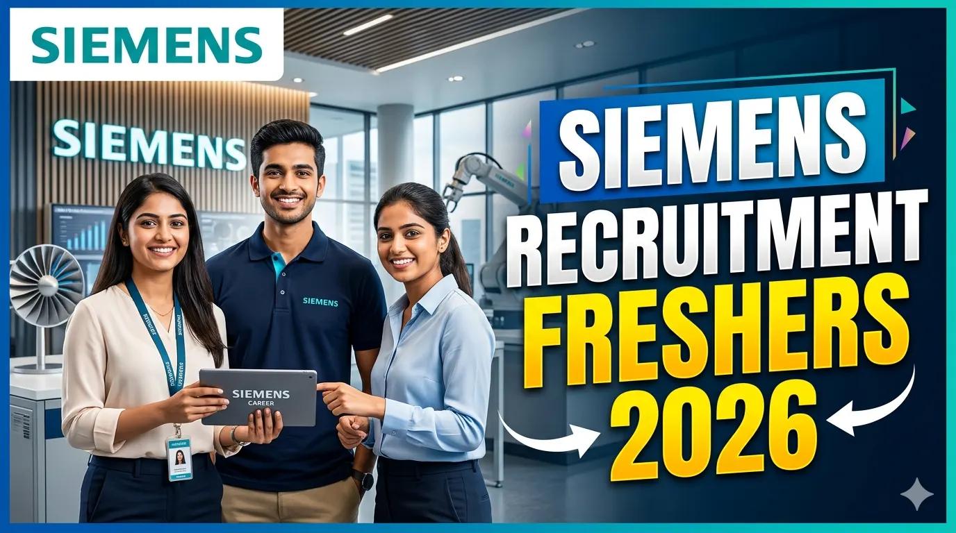 Siemens Recruitment Freshers 2026