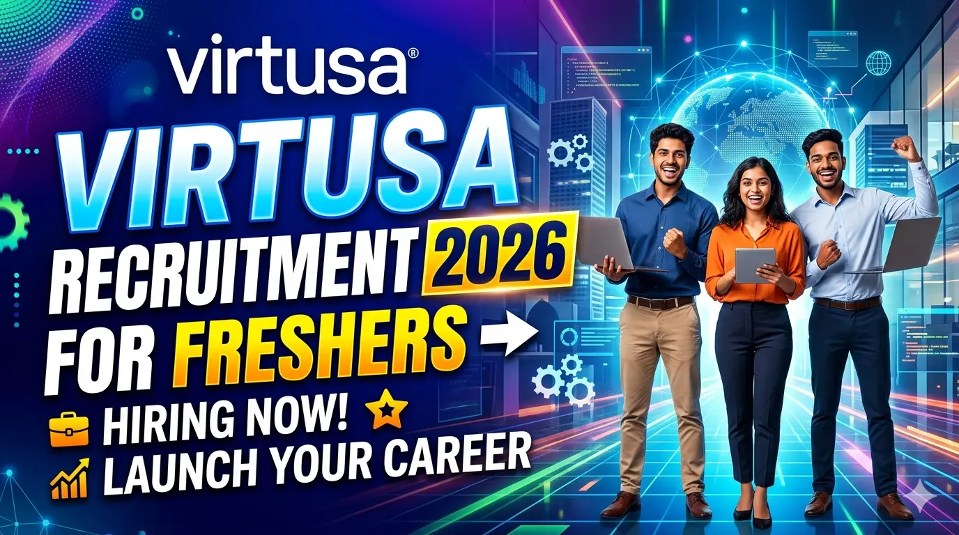 Virtusa Recruitment 2026 for Freshers