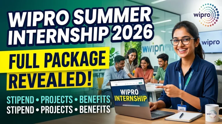 Wipro Summer Internship 2026