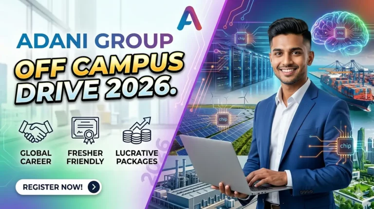 Adani Group Off Campus Drive 2026