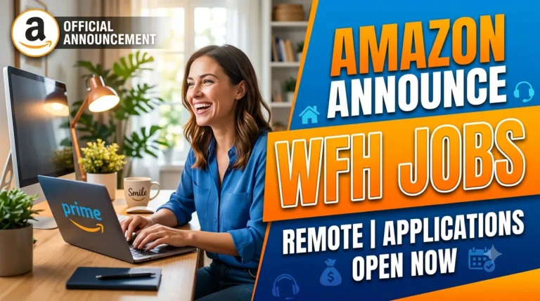 Amazon Announce WFH Jobs 2026