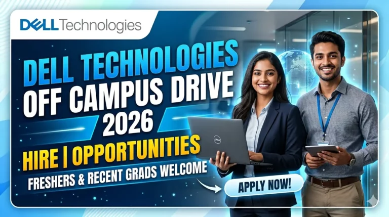 Dell Technologies Off Campus Jobs 2026