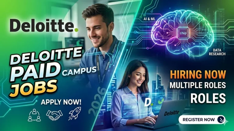 Deloitte Off Campus Jobs 2026