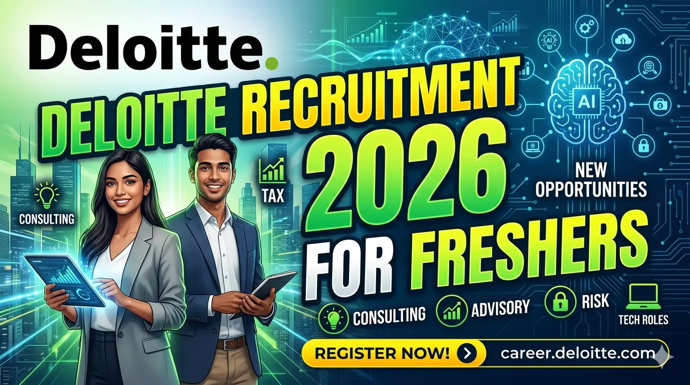 Deloitte Recruitment 2026 for Freshers