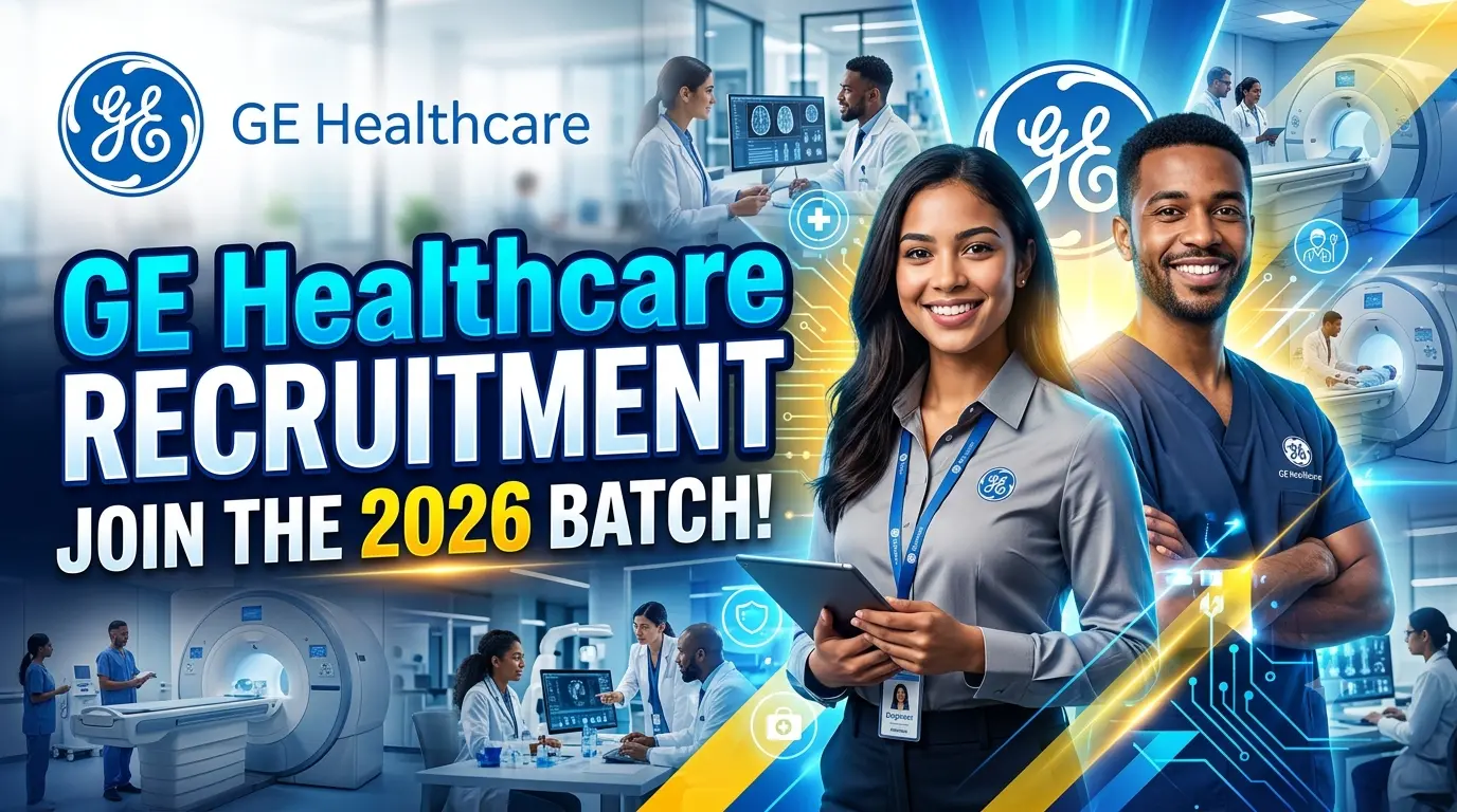 GE Healthcare Recruitment for 2026 Batch