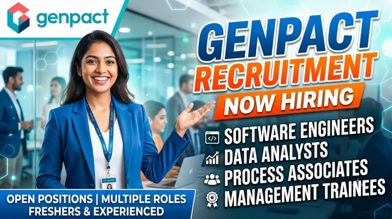 Genpact Recruitment Jobs 2026