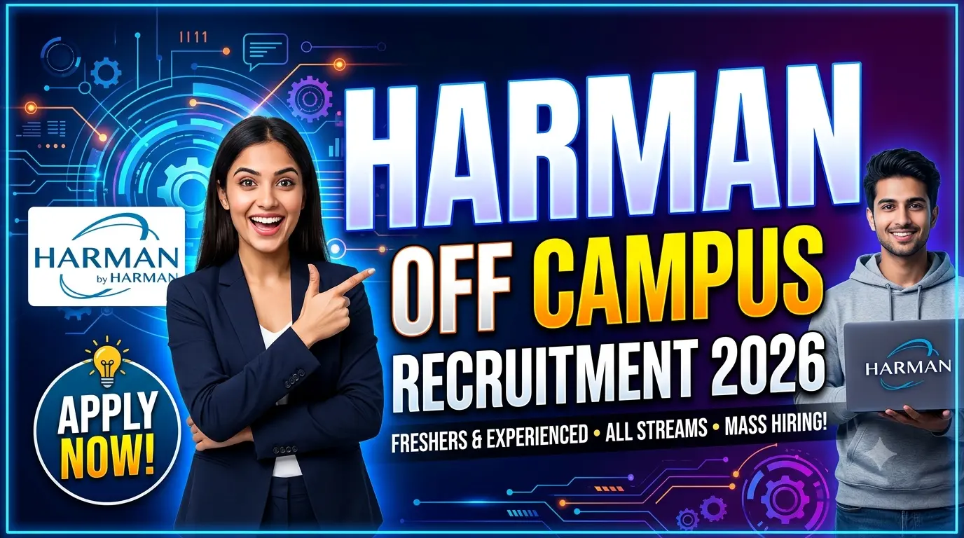 HARMAN Off Campus Recruitment 2026